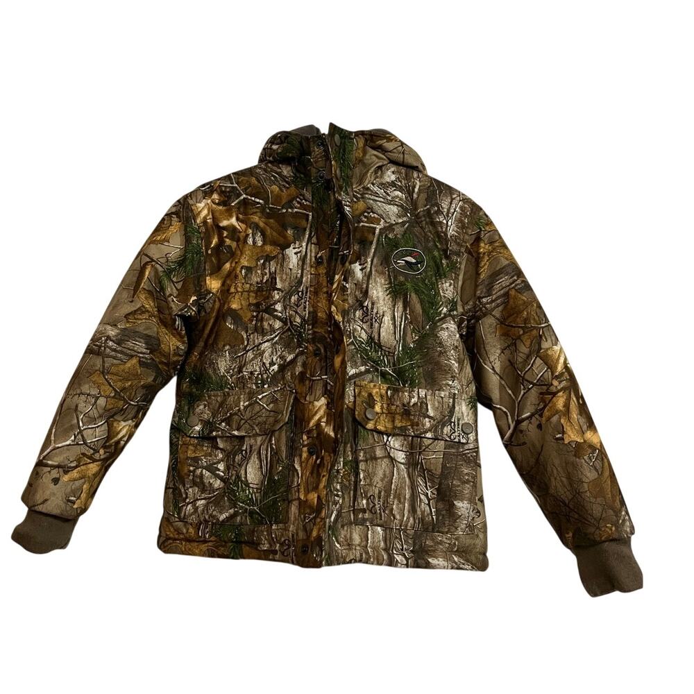 RedHead Mountain Stalker Youth Camo Hunting Jacket Medium Hooded Camouflage Coat